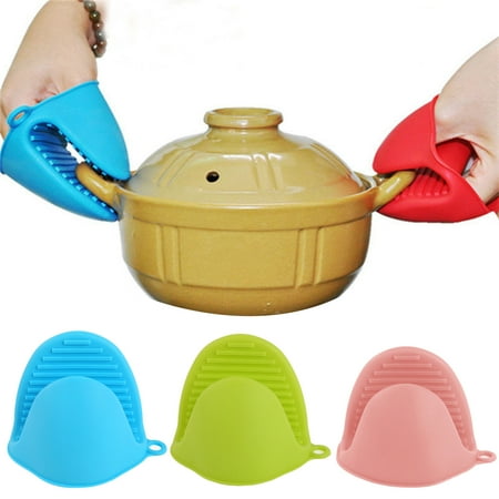 

Dream Lifestyle 1Pc Oven Glove Anti-scald Non-slip Flexible Waterproof Easy to Clean Heat Insulation Plastic Easy Hanging Baking Mitt Kitchen Supplies