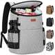 thumbnail image 1 of Mochila Nevera Tuwubi para 45 Latas, Aislada, Antiderrames, Gris, 1 of 7