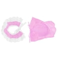 thumbnail image 1 of Conjunto de gorro y bufanda para mascotas, babero de encaje adorable para mascotas, suministro para mascotas, conjunto de gorro con babero para mascotas, estándares líderes en la industria Jadeshay A, 1 of 8