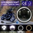 thumbnail image 2 of 5.75 5-3/4 Motorcycle Projector LED Light Headlight For Honda Shadow Spirit 750, 2 of 7