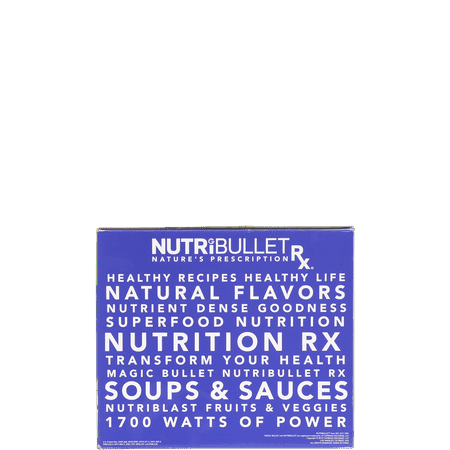 nutribullet Rx 1700 Watt Personal Blender N17-1001 – Black - Black