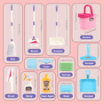 thumbnail image 4 of Cleaning Set for Kids, Mop Broom & Dustpan Set, Cleaning Tool Toys for 2-4 Year Old, Kitchen Cleaning Toy for Toddlers Birthday Christmas Gifts, 4 of 7