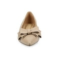 thumbnail image 6 of Journee Womens Ophelia Slip On Pointed Toe Low Heel Dress Flats, Widths Available, 6 of 9