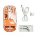 thumbnail image 2 of BT 3 Mode BT5.1 2.4GHz Mouse, Rechargeable Silent Mouse For PC Laptop Notebook With Metal Wheel And 4 Adjustable DPI, 2 of 8