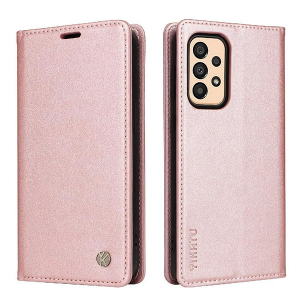 Funda para Samsung Galaxy M23 5G Estuche de Cuero PU Tipo Cartera con Ranuras para Tarjetas y Cierre Magnético