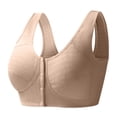 thumbnail image 2 of 2026 Women Front Closure Bras Wireless Snap Closing Bra No Underwire Older Senior Bras Complexion 40, 2 of 6