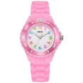 thumbnail image 1 of Reloj de cuarzo moderno para profesores de tiempo con correa de nailon: reloj analógico perfecto para aprender a decir la hora desde temprano. Adorable reloj para niños y niñas., 1 of 4