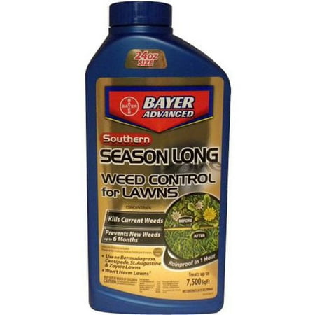 Bayer Southern Season Long Weed Control For Lawns, Weed Killer 29 fl oz concentrate