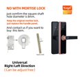 thumbnail image 2 of Door Lock, Biometric Finrprint Door Locks Smart Lock Tuya App Remote Unlocking Keyless Lock Digital Electronic Door Lock ,Easy to Install, 2 of 7