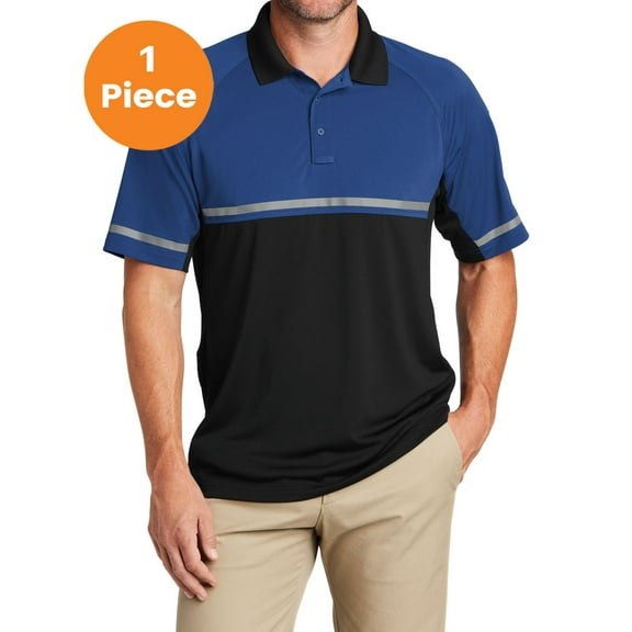 CornerStone CS423 Select Lightweight Snag-Proof Enhanced Visibility Polo, Royal/ Black, M, Shop all kids