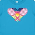 thumbnail image 4 of Inktastic Tennis Racket Heart Cute Girls Baby T-Shirt, 4 of 5