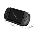 thumbnail image 2 of Consola de videojuegos portátil con pantalla de 4,3 pulgadas con función de cámara de libro electrónico, 2 of 8