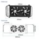 thumbnail image 4 of 12V Waterproof Ventilation Cooling Fan Car Exhaust Fan Sunroof Exhaust Radiator RV Campers Accessories, 4 of 5