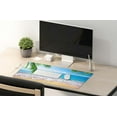 thumbnail image 5 of Gaming Mouse Pad, Extended Mouse Pad, 35.4x15.7inch XXL Large Big Computer Keyboard Mouse Mat Desk Pad with Non-Slip Base and Stitched Edge for Home Office Gaming Work, Tropical Palm Tree Beach, 5 of 6