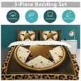 thumbnail image 3 of Western Texas Star Vintage Style Stars On Wood Panel Print Rustic (3)-1 Set Duvet Cover Bedding Set Duvet Cover Polyester Quilt Cover for Queen Size, 3 of 6