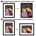 thumbnail image 5 of Americanflat 11x14 Picture Frame with Polished Plexiglass with 8x11 Mat 2 Pack Display Photo Galleria - Black, 5 of 8