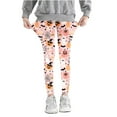 thumbnail image 2 of Seamless Leggings for Toddle Girls Leggings for Girls Soft Comfortable Leggings for Kids In 3-8 Years Ankle Length Girls Printed Leggings Multicolor 7 Years, 2 of 5