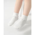 thumbnail image 3 of Formypet Toddler Girls Ruffle Dress Socks, Cotton Turn Cuff Frilly Socks for Babies and Little Girls, 3 of 8