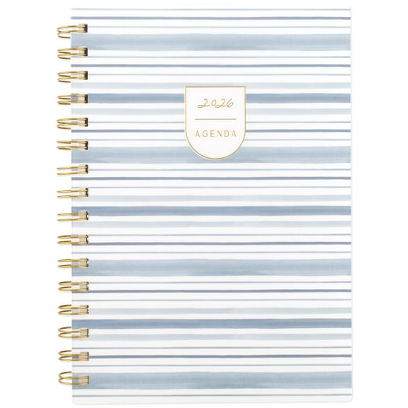 Leah Bisch for Cambridge 2026 Weekly Monthly Planner Stripe Small 5 12 x 8 12 -