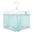 thumbnail image 2 of Mens Underwear Men Casual Fashion Solid Underwear Mesh Striped Boxer Breathable Hip Shorts, 2 of 3