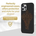 thumbnail image 2 of Case Yard Wooden Case for iPhone-11-Pro Soft TPU Silicone cover Slim Fit Shockproof Wood Protective Phone Cover for Girls Boys Men and Women Supports Wireless Charging Elephant Indian Design, 2 of 7