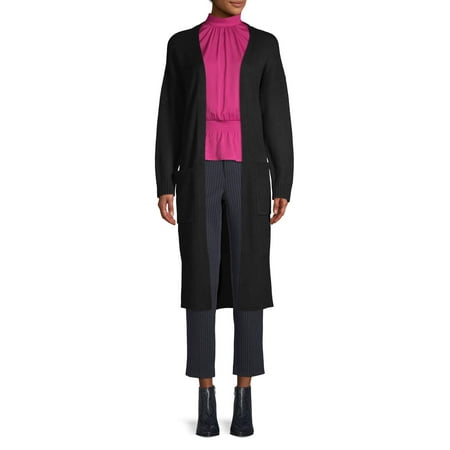 Scoop Patch Pocket Duster Sweater Women's