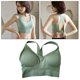 thumbnail image 4 of cómodo amortiguador , elástico para entrenamiento, Top corto, ropa interior, ropa , sujetad Verde M Macarena Sujetadores deportivos para mujer, 4 of 8