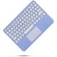 thumbnail image 2 of Funda con teclado para iPad 6, iPad 5 Air 2 Pro de 9,7 pulgadas con panel táctil, lindo teclado redondo de color para iPad 6ª 5ª generación, funda desmontable con teclado táctil Bluetooth (iPad5/iPad6/Air2/Pro9.7, amarillo) Zhivalor  CW-CC306-5, 2 of 2