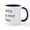 White/Navy Inside, variant on CafePress - I’M Silently Correcting Your Grammar. Mug - 11 oz Ceramic Mug - Novelty Coffee Tea Cup