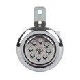 thumbnail image 1 of Bocina universal para motocicleta, resistente al agua, 105dB, fuerte, 12V, 85mm, con cubierta cromada de panal, bocina de disco eléctrica para motocicleta, 1 of 5