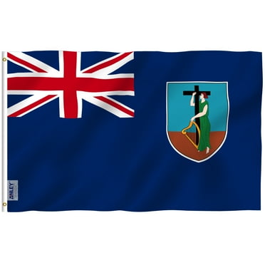 Anley 3x5 Foot Monsterrat Flag - Montserratian Flags Polyester
