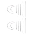 thumbnail image 1 of Agujas de coser de 14 piezas herramienta de costura de cuero agujas para máquinas de coser con agujas curvas para coser cuero ANGGREK Otros, 1 of 8