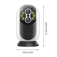 thumbnail image 3 of Cámara de seguridad para interiores Pisexur Electronics para hombres, WiFi 2K, para el hogar, para perros, ancianos, con función de giro e inclinación, 4G, detección de movimiento, para niños y organ, 3 of 9