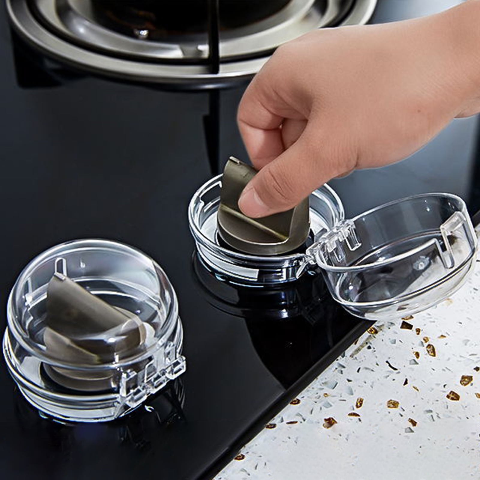 Stove Safety Covers Transparent Heatresistant PC, Kitchen Safety