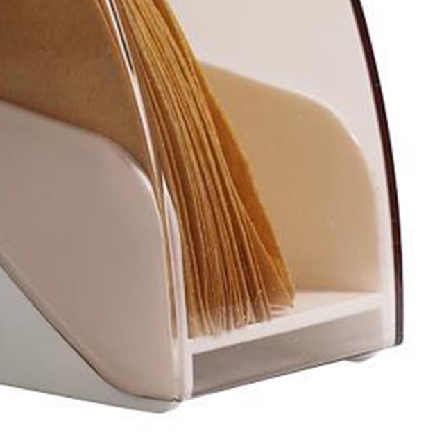 Coffee Filter Box Filter Paper Holder Coffee Filter Box With Cover Plastic Coffee Filter Holder With Cover Filter Paper Dustproof Storage Box Dispenser Rack White ANGGREK Otros