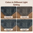 thumbnail image 7 of Design&I 4'x6' Washable Area Rug Snag-Free Skid-Resistant Medium Vintage Damask With Filigree Corner Motifs Gothic Spider And Playful Expressive for Home Office, Under Desk, 7 of 7