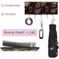 thumbnail image 5 of PhooArto Key Holder for Wall Decorative with 5 Key Hooks, Peacock Feather Golden Pattern Holders Wall Mount Organizer with Mail Key Rack, Self Adhesive, 5 of 7