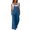 Blue, variant on Womens Jumpsuits Fashion Solid Color Sleeveless Tank Baggy Loose Linen Jumpers for Women