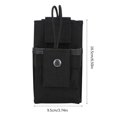 thumbnail image 3 of Universal Radio Case Two Way Radio Holder Pouch Bag Walkie Talkies Nylon Holster Pouch Hunting Radio Pouch Tactic Pouch CP camouflage, 3 of 4