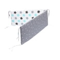 thumbnail image 3 of Forro Para Cuna De Bebé, Almohadilla Acolchada Para Cuna De Bebé, Protector De Cuna Para Niños Y Niñas, Color , 3 Estrellas de 3 colores, 3 of 9