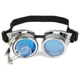 thumbnail image 2 of LELINTA SteampuLELINTA Goggles Victorian Novelty Glasses Cosplay Costume Accessory with Ocular Loupe, Silver, 2 of 5