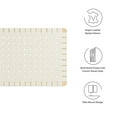 thumbnail image 4 of Pemberly Row Weave Wall-Mount Vegan Leather Twin Headboard in Natural Beige, 4 of 8