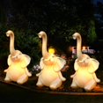 thumbnail image 4 of Luces solares para exteriores con forma de estatua de elefante ANLTDTC, paquete de 3, 4 of 9