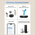 thumbnail image 6 of ECOVACS DEEBOT T50 Omni Robot Vacuum & Mop, 3.19” Ultra-Slim, 15,000Pa, Auto Wash Dry & Self-Emptying, 6 of 10