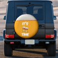 thumbnail image 3 of Spare Tire Cover Its Beer Time Universal Wheel Cover Protectors Waterproof Dust-Proof for Rv SUV Truck Camper Travel Trailers, 3 of 4
