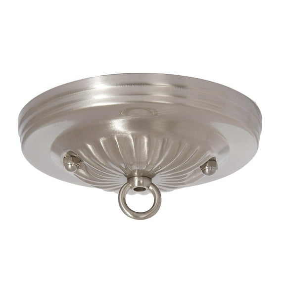 B&P Lamp® Satin Nickel Finish Steel Canopy Kit 5-1/8 Inch Diameter