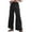 Black, variant on Tbopshirt Womens Casual Pants,Women's Wide Leg Beach Pants Drawstring Elastic Waist Loose Trousers with Big Pockets,Plus Size Pants for Women