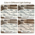 thumbnail image 7 of ODIKA 2'x3' Ultra-Soft Accent Mat, Large Abstract Bound Mosaic Contemporary Minimalist None Washable, Bare feet friendly, Easy Care Indoor rug for Bedside, Footrest, 7 of 7