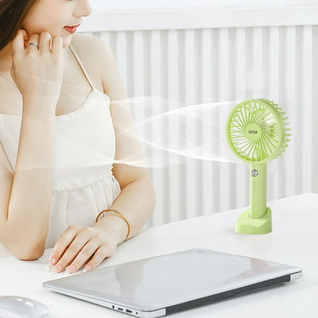 

Adult with Hanging Rope Portable Hand Fan Handheld USB Fan Portable Mini Mute Desktop Small for Lover Study Room Hiking for Husband Grandpa Couple