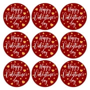 WaaHome Happy Valentine's Day Stickers 1.5" Valentine's Day Envelope Seals Labels Stickers Valentine's Day Gift Sticker Party Favor Stickers Envelope Seals Sticker for Kids